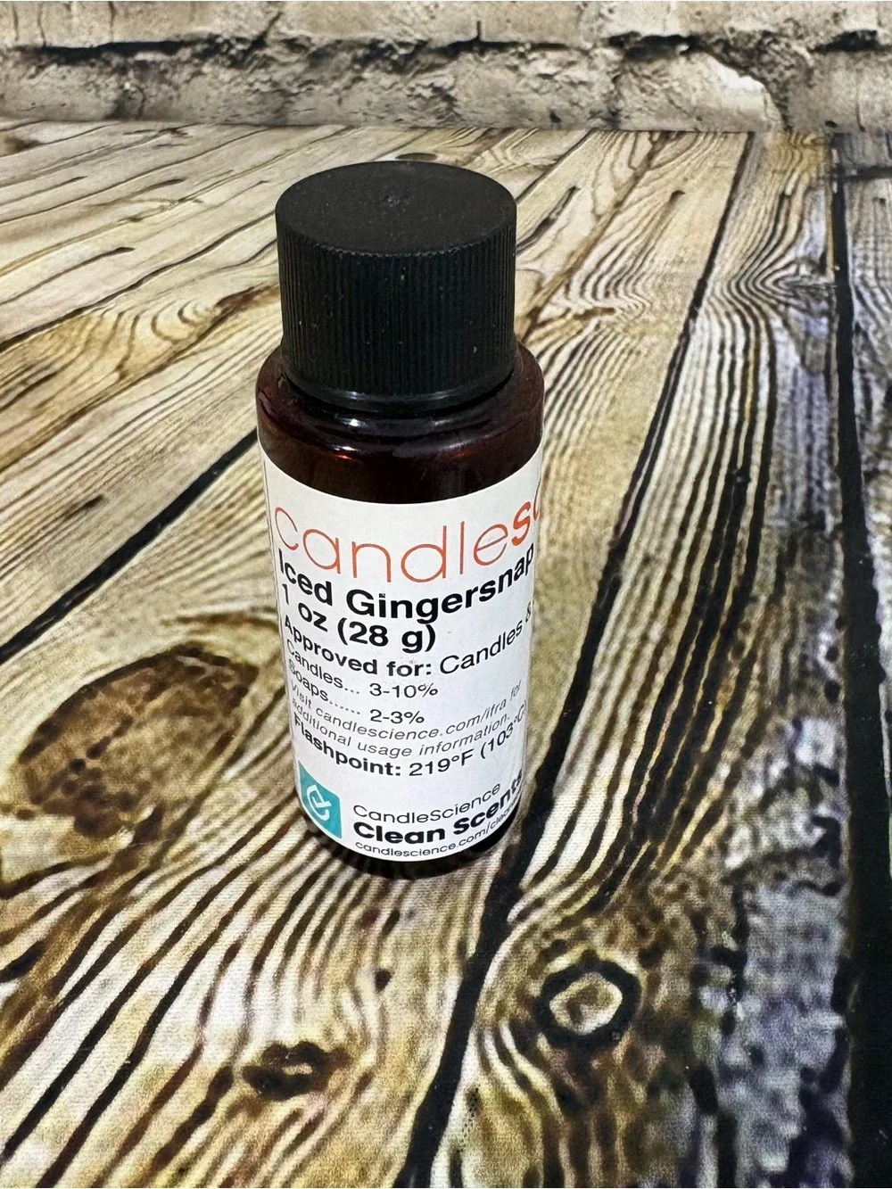 Candlescience Iced Gingersnap 1 oz. Fragrance Oil For Candle & Soap Making